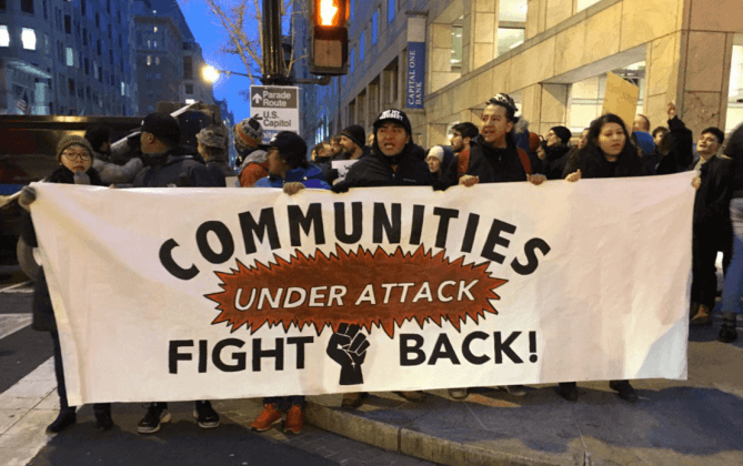 Communities under attack fight back